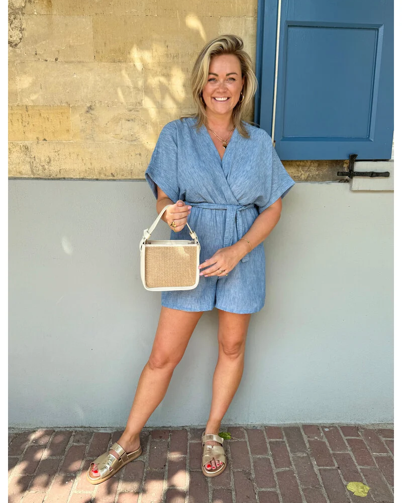 Lynslinnen - Combishort en lin Vérone 