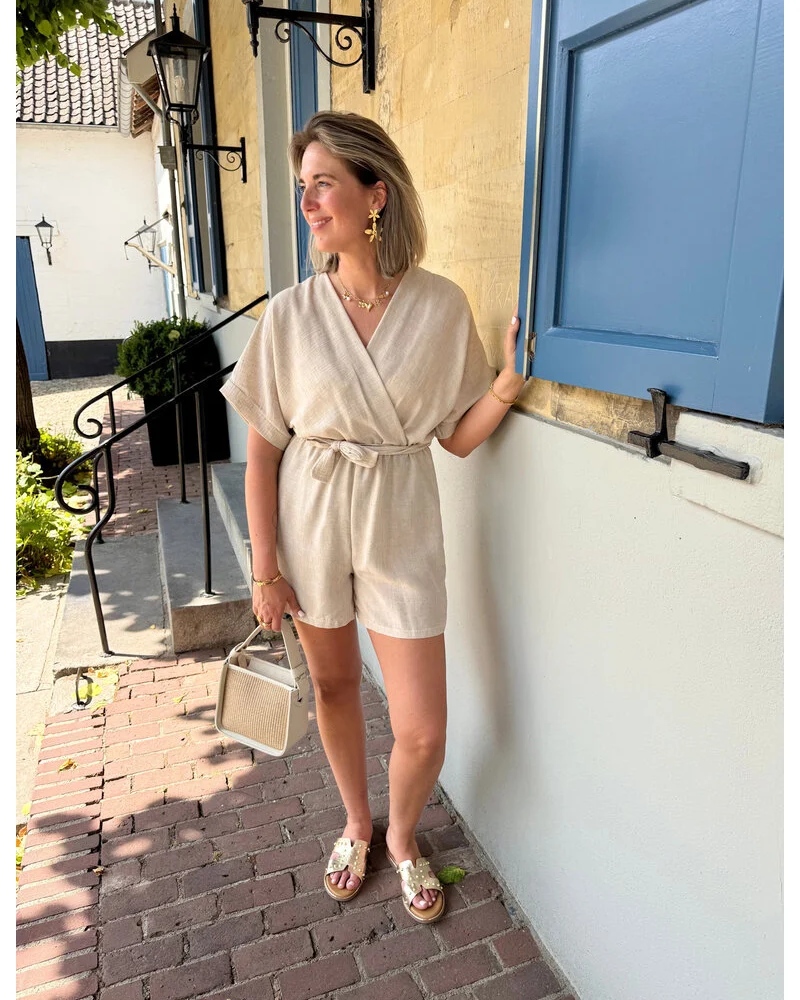 Lynslinnen - Combishort en lin Vérone 