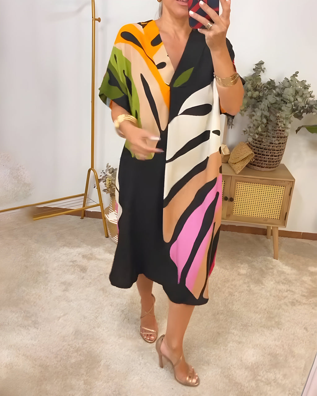 Rosaline - Robe décontractée colorée