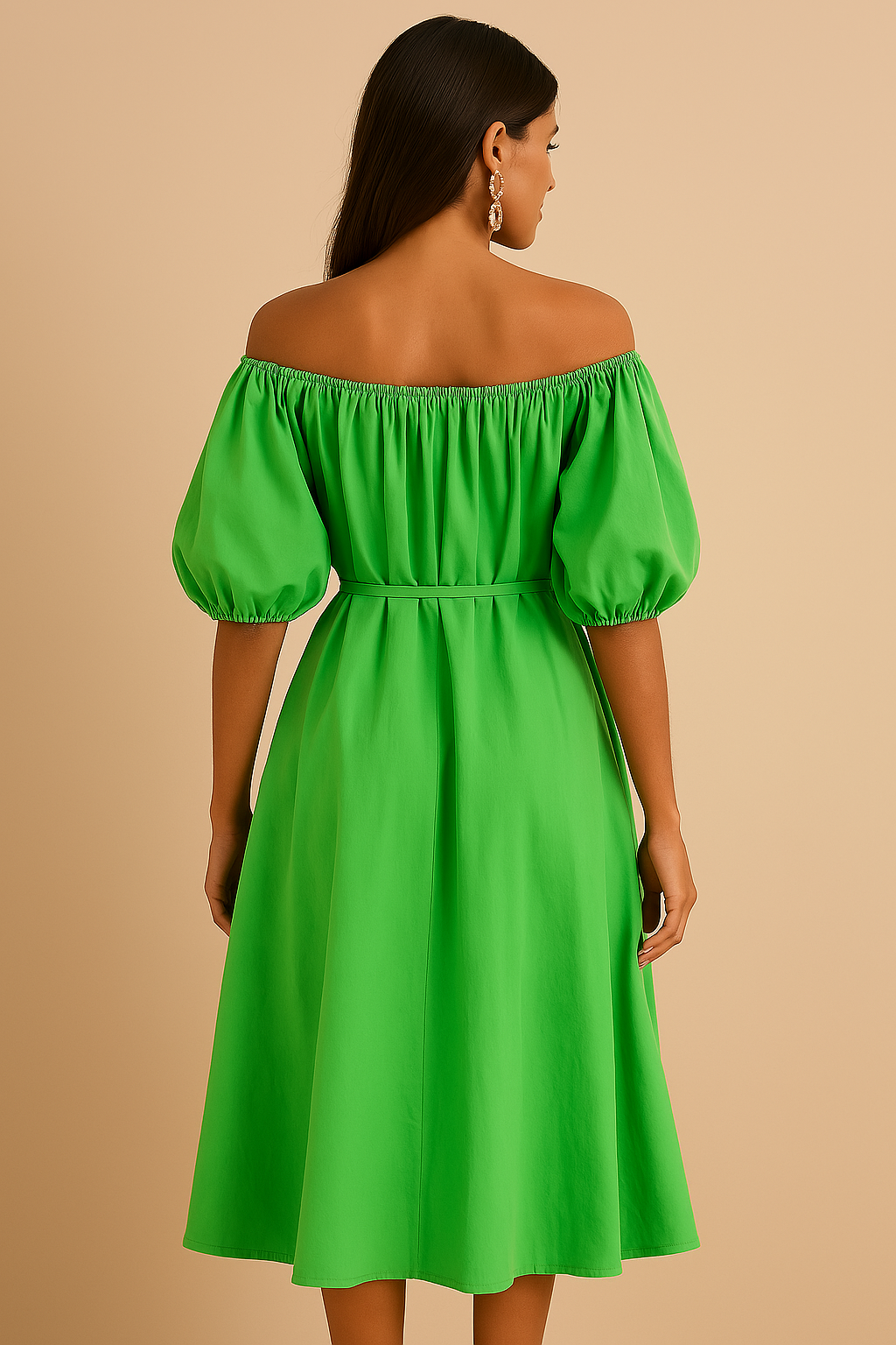 Robe d'été à épaules dénudées lsla