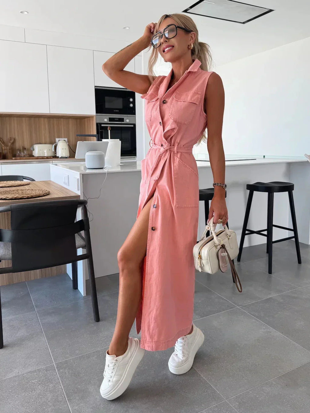 Isabelle | Robe longue en jean