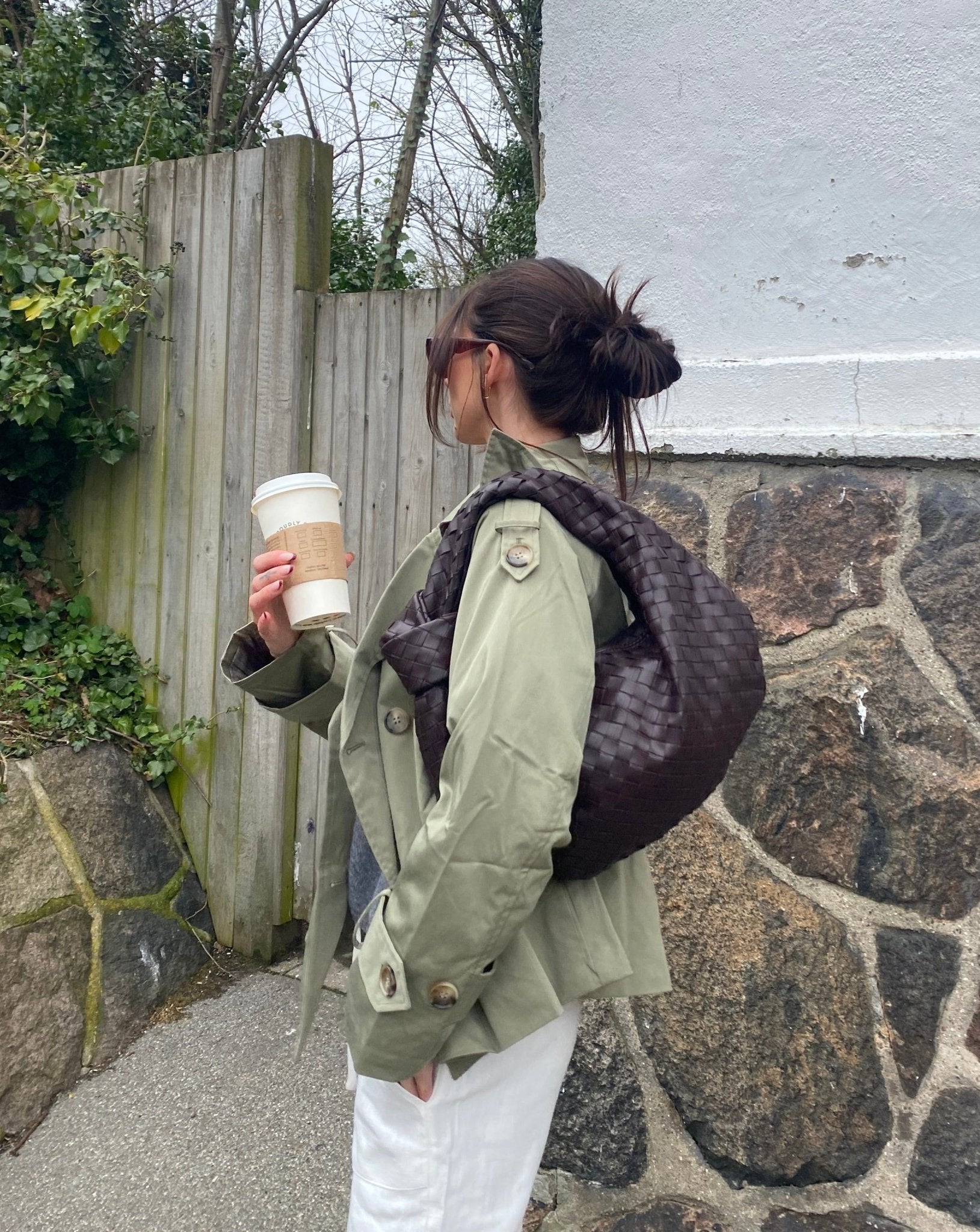 WovenStyle - Sac bandoulière tressé de luxe pour femmes